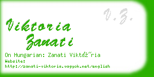 viktoria zanati business card